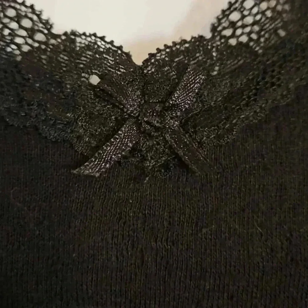 croft & barrow black pullover